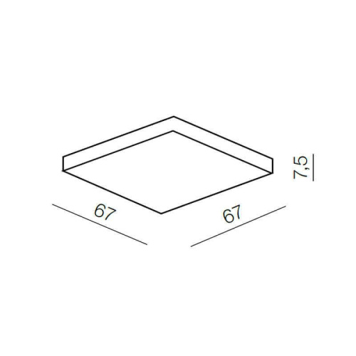 Накладной светильник Azzardo Piso 67 AZ0756