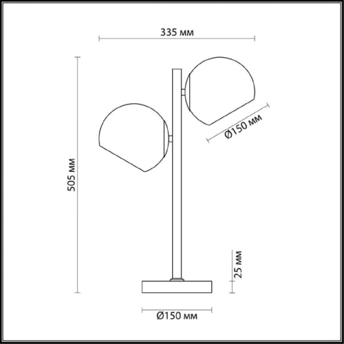 Настольная лампа Lumion Blair 3769/2T