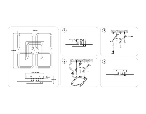 Светильник потолочный Ambrella light ACRYLICA FA8949 Светильник потолочный Ambrella light ACRYLICA FA8949