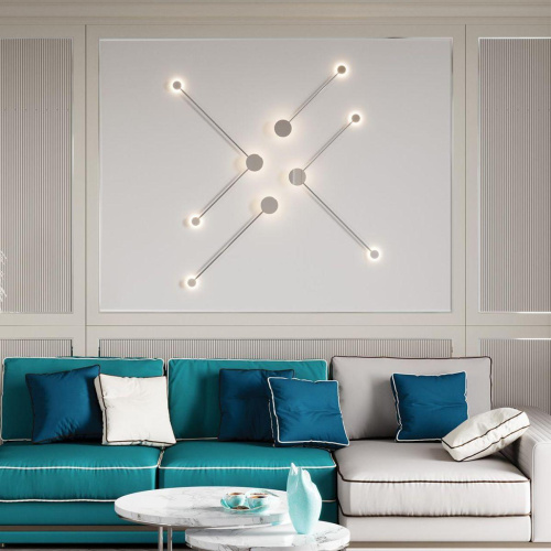 Настенный светодиодный светильник Odeon Light Hightech Gent 4339/8WL