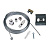 Набор для подвесного монтажа трехфазных шинопроводов Uniel UFB-H45 Silver 1 Polybag UL-00006033