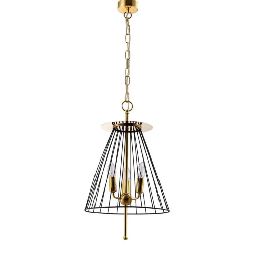 Подвесная люстра Crystal Lux Modesto SP3 Black/Gold Подвесная люстра Crystal Lux Modesto SP3 Black/Gold