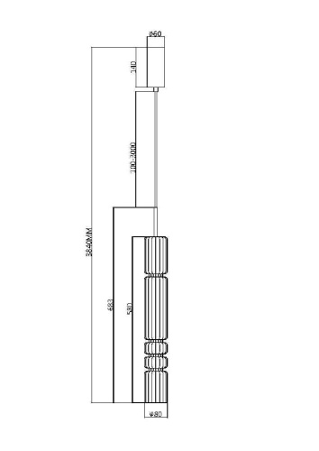 Подвесной светильник Maytoni MOD272PL-L12BS3K Подвесной светильник Maytoni MOD272PL-L12BS3K