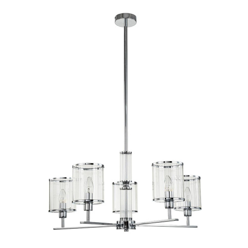 Подвесная люстра Indigo Dante 13022/5R Chrome V000411 Подвесная люстра Indigo Dante 13022/5R Chrome V000411
