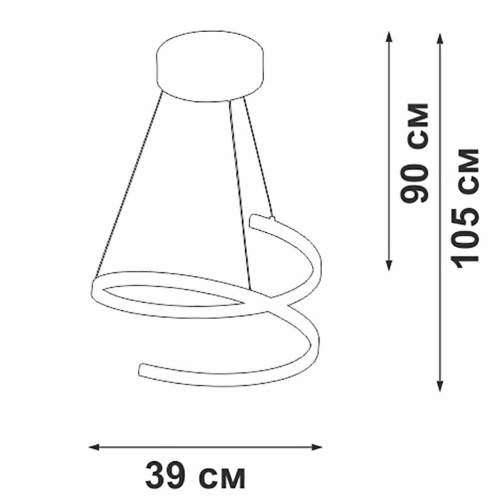 Подвесной светильник Vitaluce V3044-0/1S Подвесной светильник Vitaluce V3044-0/1S