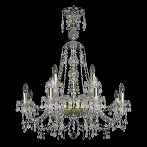 Подвесная люстра Bohemia Ivele 1410/8+4/240/XL-80/G/V0300