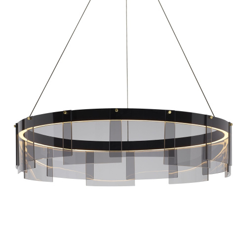 Люстра D8825P/M-800 black/smoky