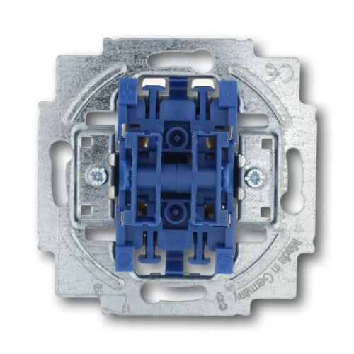 Выключатель жалюзи двухклавишный однополюсный ABB BJE 10A 250V с фиксацией 2CKA001012A2197 Выключатель жалюзи двухклавишный однополюсный ABB BJE 10A 250V с фиксацией 2CKA001012A2197