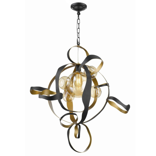 Люстра P68057L black/gold