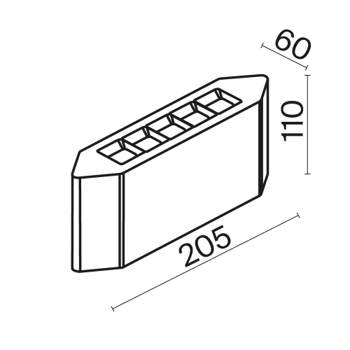 Архитектурная подсветка Outdoor O412WL-L5GF3K Архитектурная подсветка Outdoor O412WL-L5GF3K