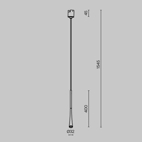 Трековый подвесной светильник Technical TR167-1-7W3K-M-BS Трековый подвесной светильник Technical TR167-1-7W3K-M-BS