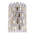 Настенный светильник Crystal Lux Lirica AP2 Chrome/Gold-Transparent