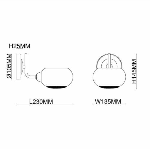 Бра Rivoli Evlia 3037-401 Б0044495