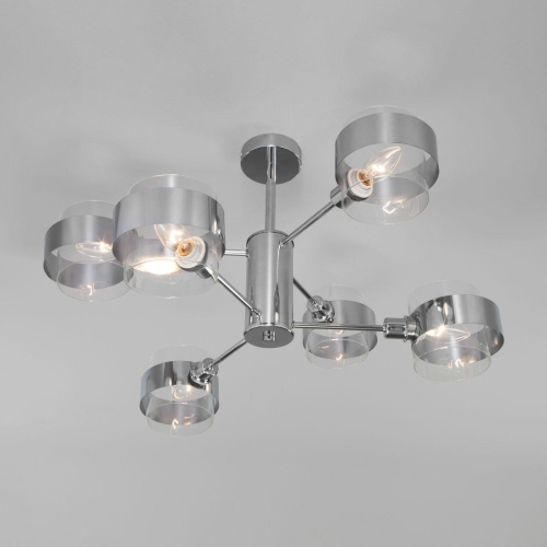 Потолочная люстра Eurosvet Arcada 70127/6 хром Потолочная люстра Eurosvet Arcada 70127/6 хром
