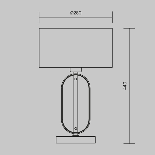 Настольный светильник Maytoni MOD099TL-01G Настольный светильник Maytoni MOD099TL-01G