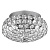 Потолочный светильник Ideal Lux King PL3 Cromo 075389