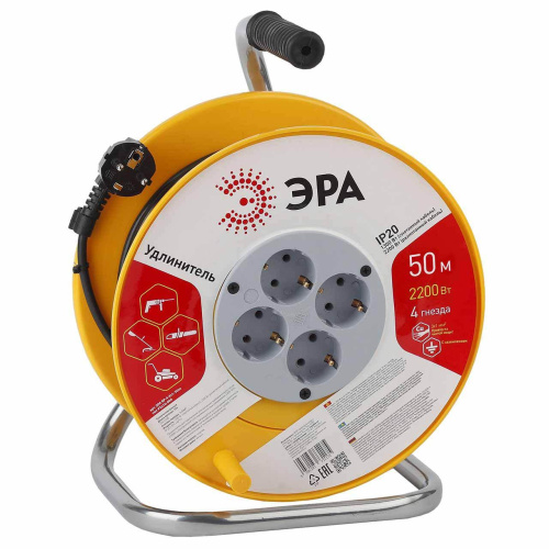 Удлинитель ЭРА RP-4-3x1-50m