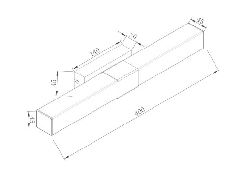 Подсветка для зеркал Maytoni Glanz MIR006WL-L8CH