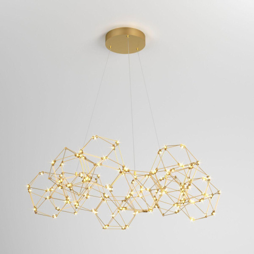 Подвесной светодиодный светильник Eurosvet Uma 90169/12 медь Подвесной светодиодный светильник Eurosvet Uma 90169/12 медь