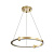 Подвесной светодиодный светильник Indigo Circolato 14015/1P Gold V000077L