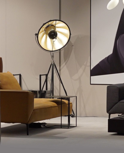 Торшер Studio black/gold