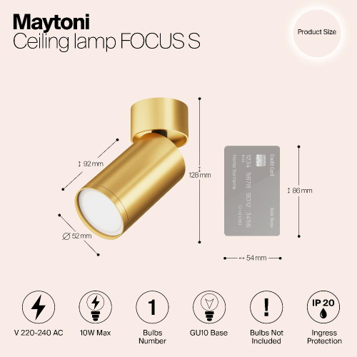 Потолочный светильник Technical C050CL-U-1MG Потолочный светильник Technical C050CL-U-1MG