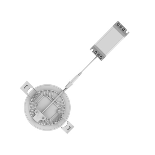 Встраиваемый светодиодный светильник Gauss Frameless круг 967511209