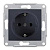 Розетка Schneider Electric Sedna с/з без шторок 16A 250V SDN3000570
