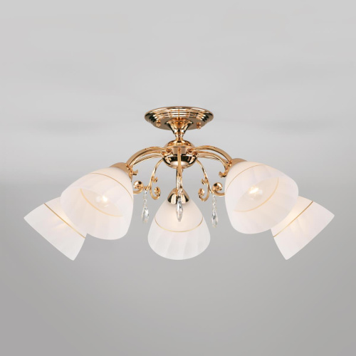 Потолочная люстра Eurosvet Camilla 30156/5 золото Потолочная люстра Eurosvet Camilla 30156/5 золото