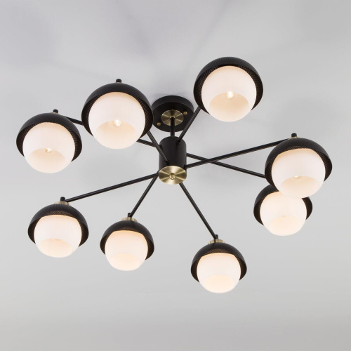 Потолочная люстра Eurosvet 70106/8 черный Потолочная люстра Eurosvet 70106/8 черный