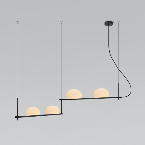 Подвесной светильник Eurosvet Stair 70145/4 черный Подвесной светильник Eurosvet Stair 70145/4 черный