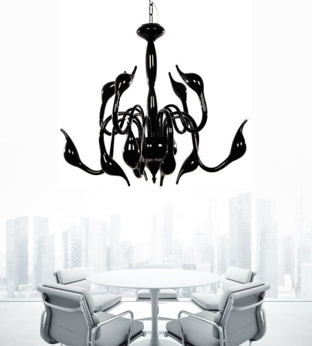 Подвесная люстра Lumina Deco Magica LDP 6028-12 BK Подвесная люстра Lumina Deco Magica LDP 6028-12 BK