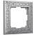 Рамка Werkel Antik на 1 пост матовый хром WL07-Frame-01 4690389145667