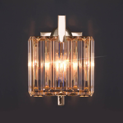 Бра Eurosvet April 10126/1 золото/прозрачный хрусталь Strotskis