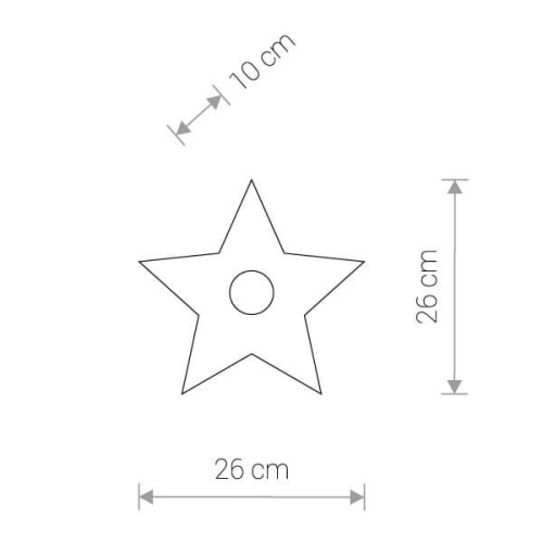 Настенный светильник Nowodvorski Toy-Star 9376 Настенный светильник Nowodvorski Toy-Star 9376