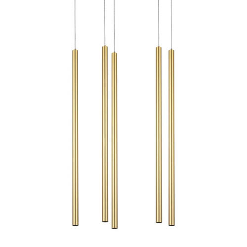 L5T747343 Люстра TUBO LED 25W 1600LM 25G ЗОЛОТО 4000K