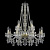 Подвесная люстра Bohemia Ivele 1410/8+4/240/h-74/G/V0300