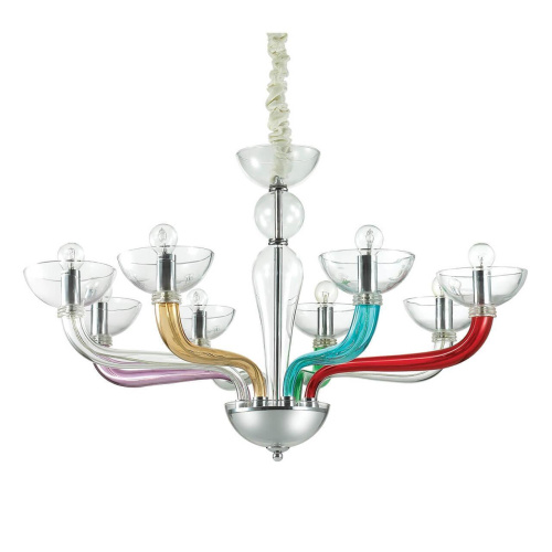 Подвесная люстра Ideal Lux Casanova SP8 Color 104775 Подвесная люстра Ideal Lux Casanova SP8 Color 104775