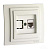 Розетка компьютерная RJ45 Mono Electric Larissa 6 кат белый 103-191905-125