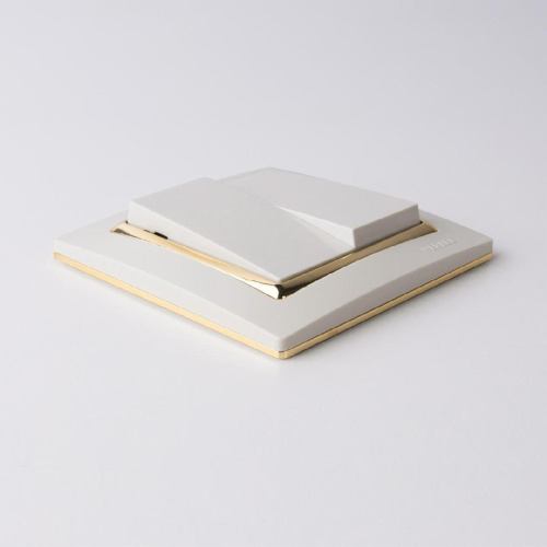 Выключатель двухклавишный Werkel слоновая кость W1120003 4690389155604