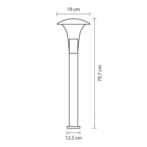 Уличный светодиодный светильник Lightstar Arroto 378747