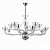 Подвесная люстра Ideal Lux Casanova SP16 Trasparente 044248