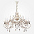 Подвесная люстра Eurosvet 10009/12 белый с золотом
