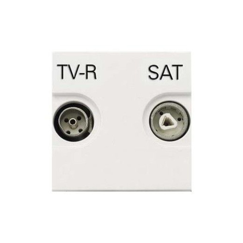 Розетка TV-R-SAT оконечная ABB Zenit альпийский белый 2CLA225170N1101 Розетка TV-R-SAT оконечная ABB Zenit альпийский белый 2CLA225170N1101