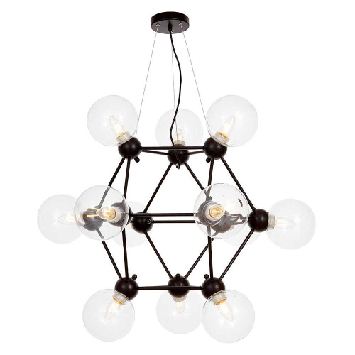 Подвесная люстра Lumina Deco Zodiak LDP 160N-12 BK+PR Подвесная люстра Lumina Deco Zodiak LDP 160N-12 BK+PR