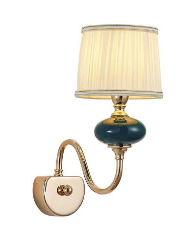 Бра Lumien Hall Макей 1031/1W-GD-DGN-WT Бра Lumien Hall Макей 1031/1W-GD-DGN-WT