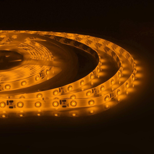 Светодиодная влагозащищенная лента Apeyron 4,8W/m 60LED/m 3528SMD желтый 5M 00-05 Светодиодная влагозащищенная лента Apeyron 4,8W/m 60LED/m 3528SMD желтый 5M 00-05