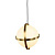 Подвесной светильник Lumina Deco Signia LDP 6833-200 WT+GD