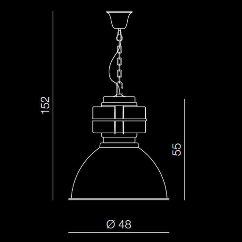 Подвесной светильник Azzardo Bismarck AZ1575