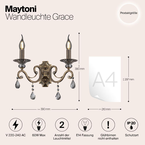 Бра Maytoni Grace RC247-WL-02-R